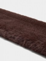 Estola Efecto Pelo marron