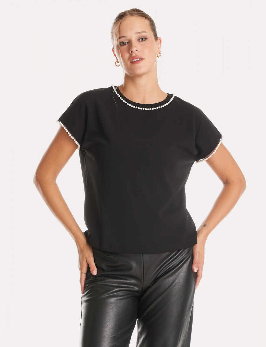 Blusa Perlas - Negro 