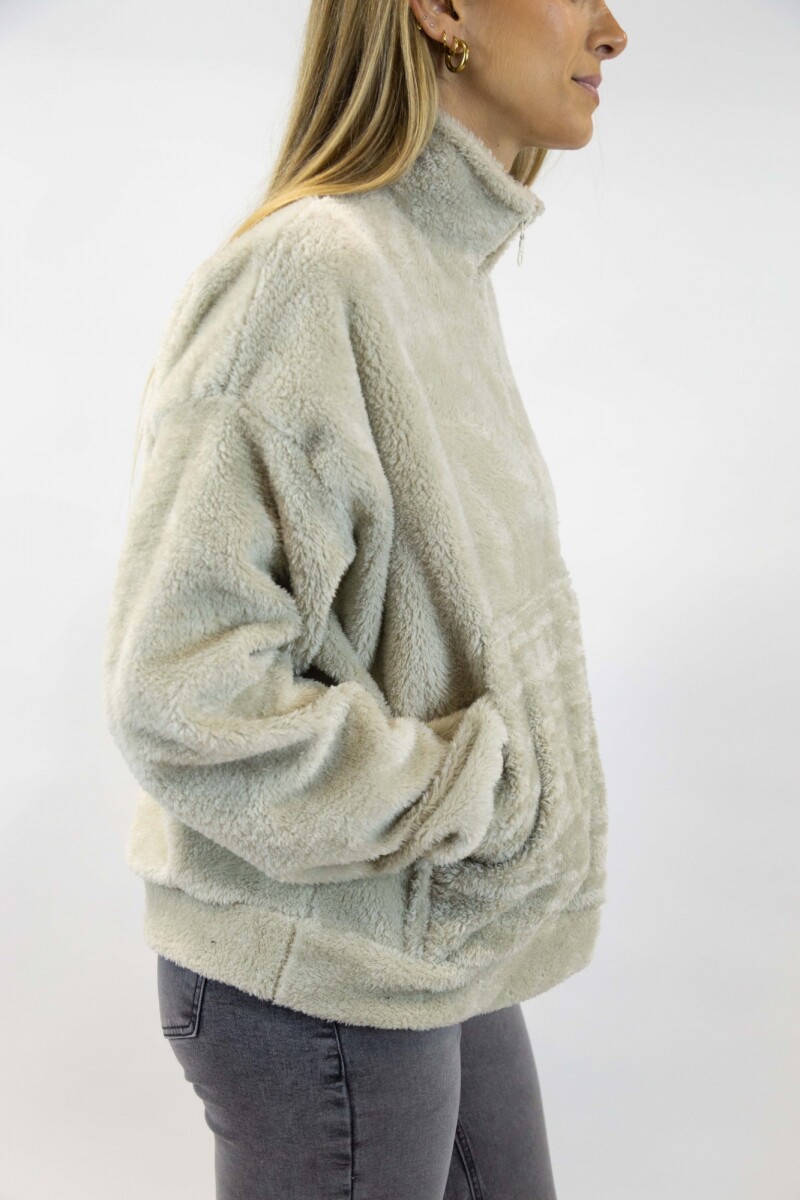 Buzo peluche Blanco