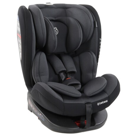 Silla booster para auto Bebesit Saturn con isofix y reclinación Gris oscuro