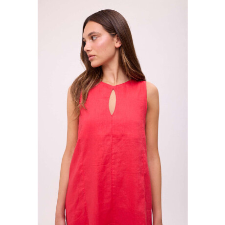 VESTIDO POLK Rojo