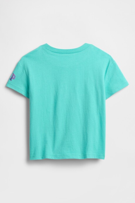 Remera Disney Toddler Niña Water Garden Green