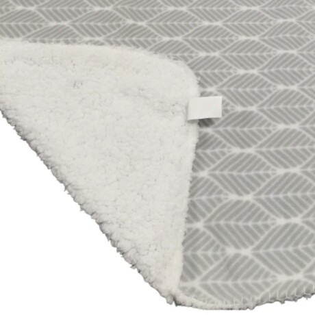 Frazada Home Class con corderito 1 Plaza Gris