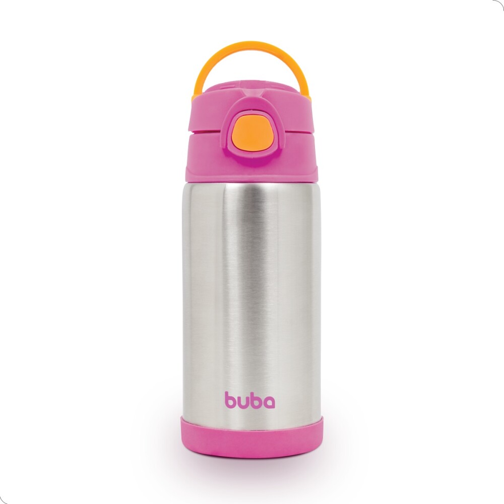 Vaso termico toddler BUBA rosa metal