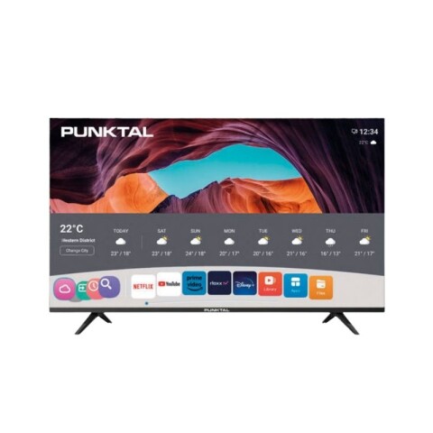 SMART TV 32" PUNKTAL HD PK-32 WOS Negro