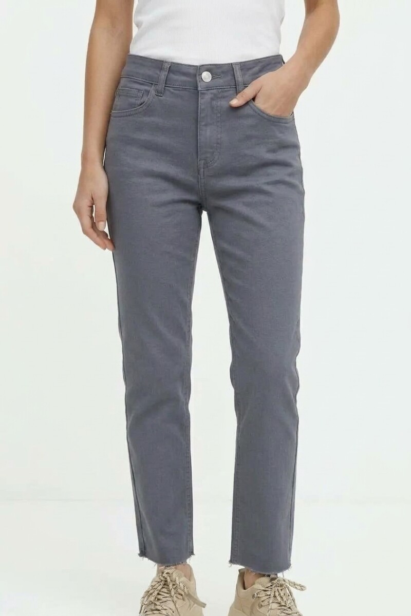 Pantalon recto AZUL PIEDRA