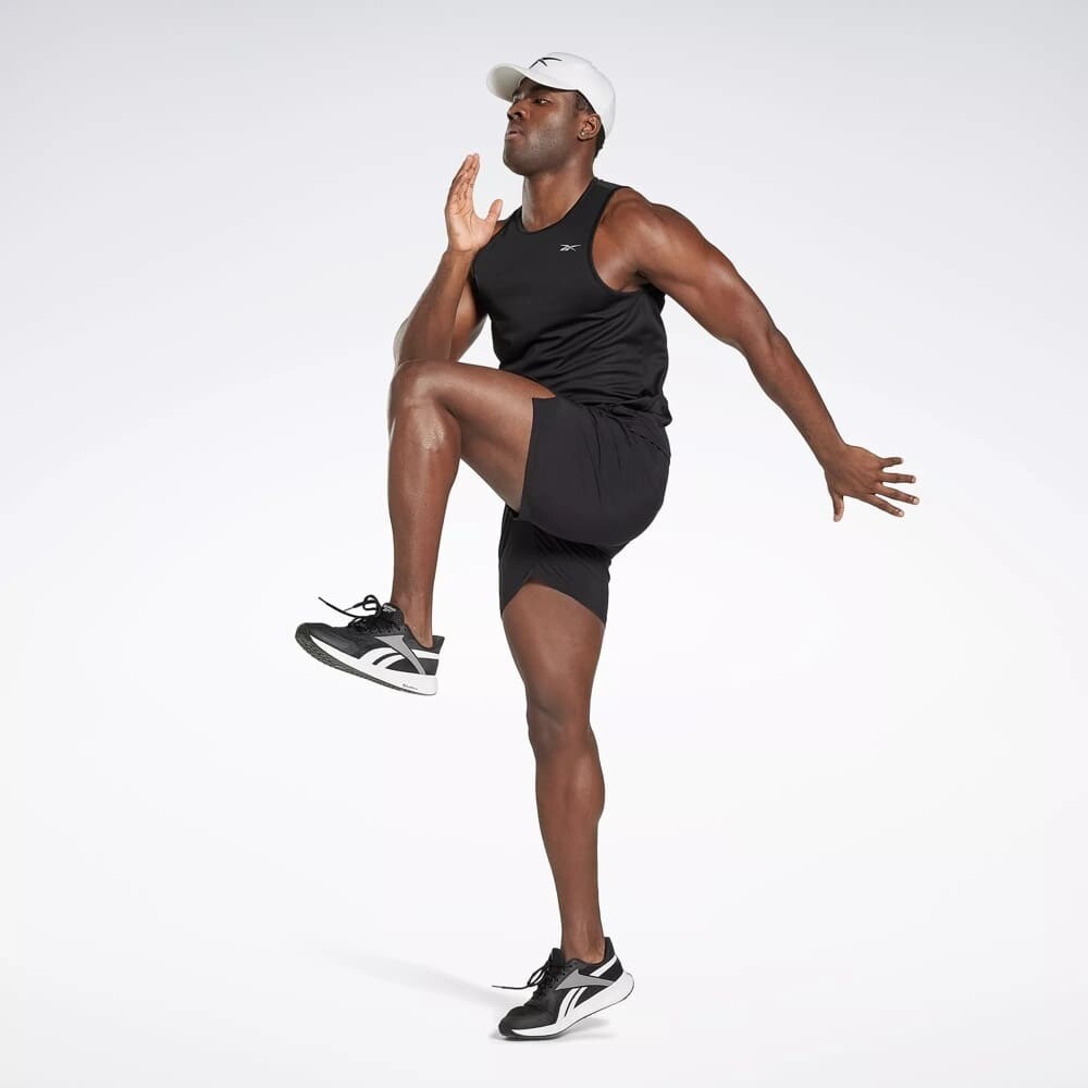 Running Speedwick Singlet - Hombre Black