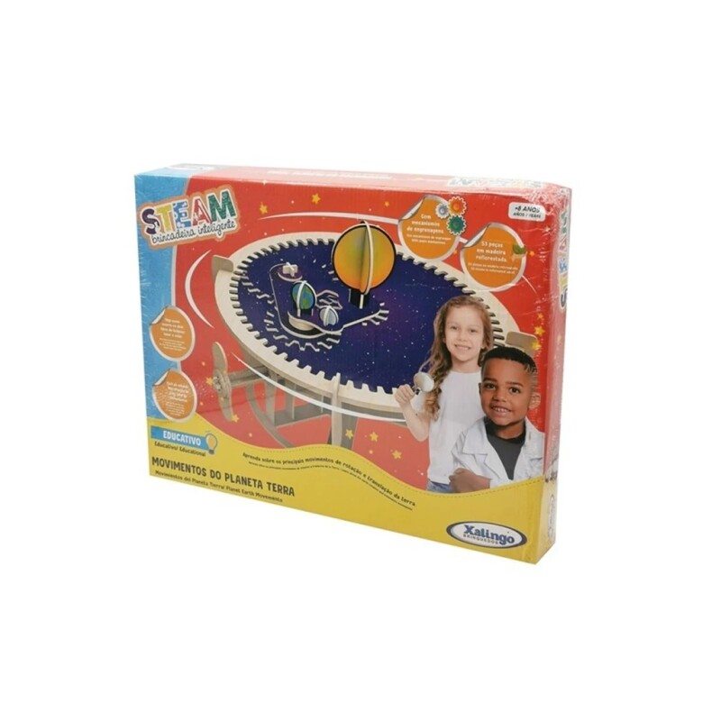 PUZZLE 3D DE MADERA PLANETA TIERRA 53 PIEZAS PUZZLE 3D DE MADERA PLANETA TIERRA 53 PIEZAS