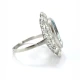 Anillo Platino Con Aguamarina Central Anillo Platino Con Aguamarina Central