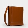 Cartera Al Hombro Akira en Efecto Cuero Liso Cuoio