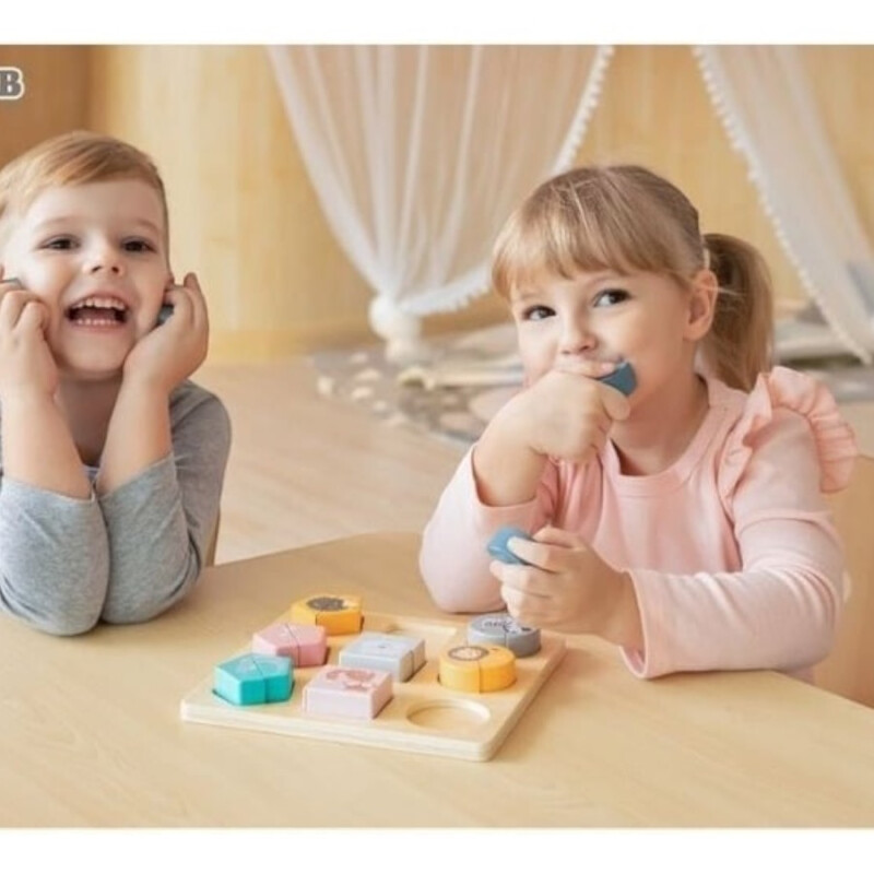 Puzzle Bloques con Forma de Animales en Madera Polar B Puzzle Bloques con Forma de Animales en Madera Polar B