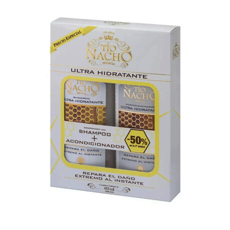 Tío Nacho Pack Ultra Hidratante Shampoo 415 ml + Acondicionador 415 ml Tío Nacho Pack Ultra Hidratante Shampoo 415 ml + Acondicionador 415 ml