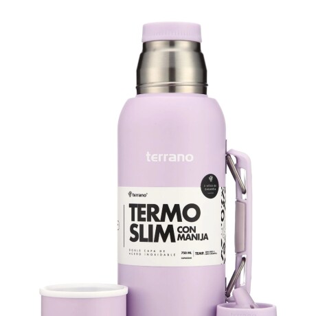 Termo Terrano Slim con Manija 750ML LILA