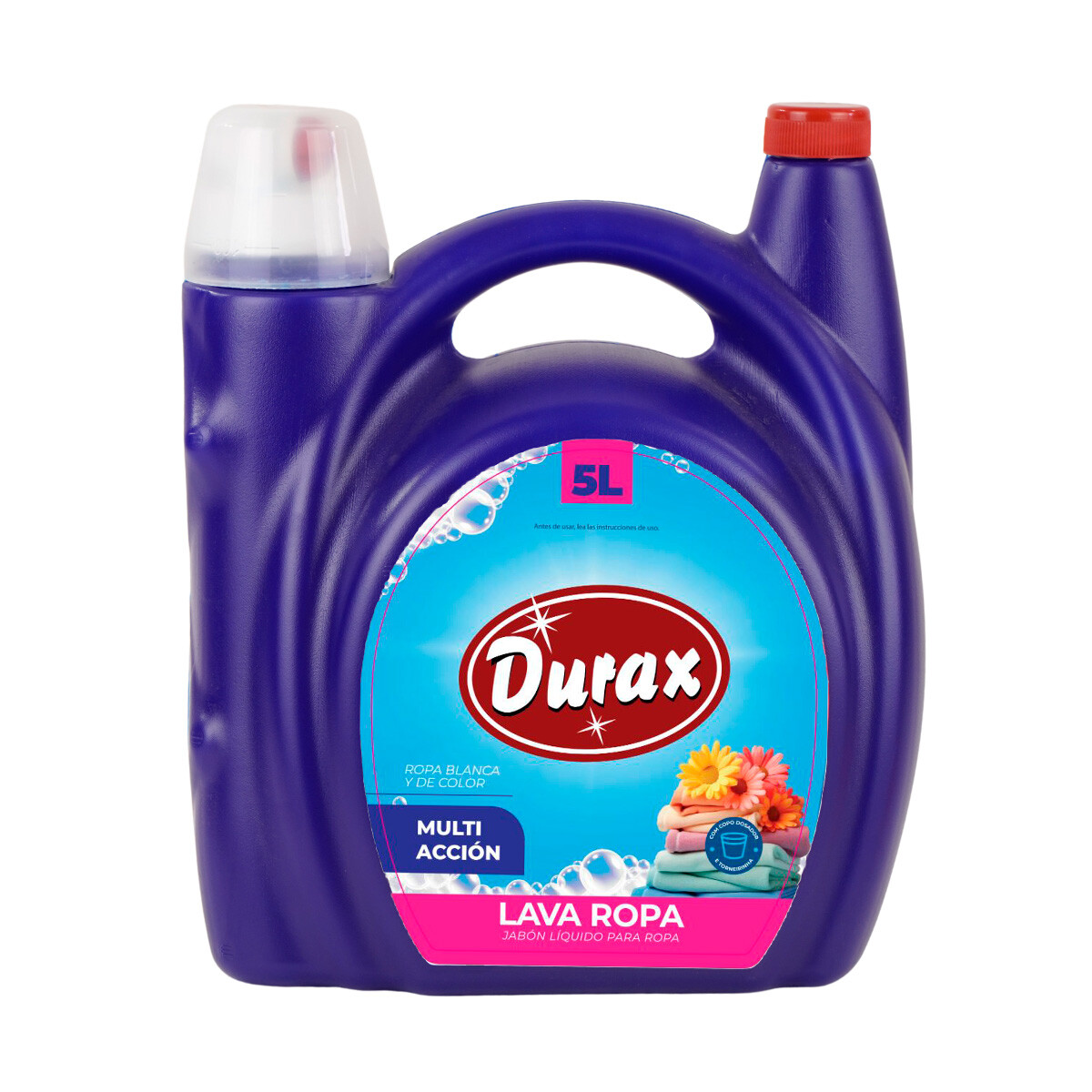 Detergente liquido para ropa Durax 5L multi accion 