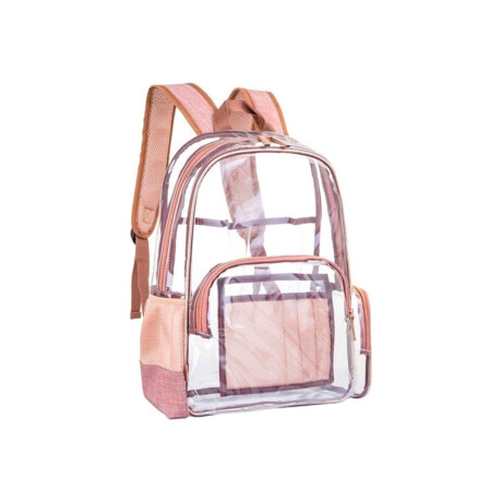 Mochila para Dama Lokass Lk-Dnb005 Rosa transparente