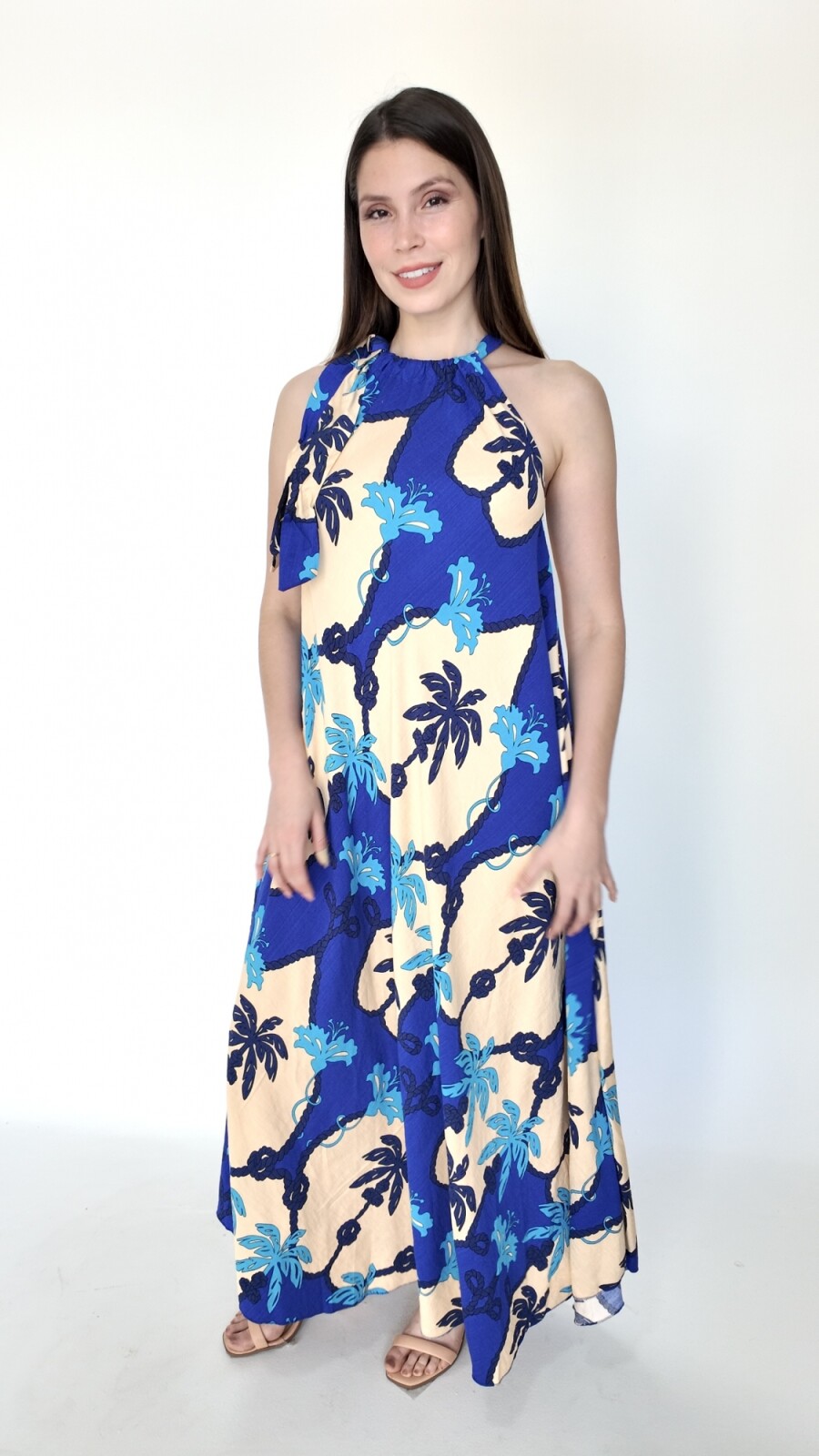 Vestido Zarek Celeste