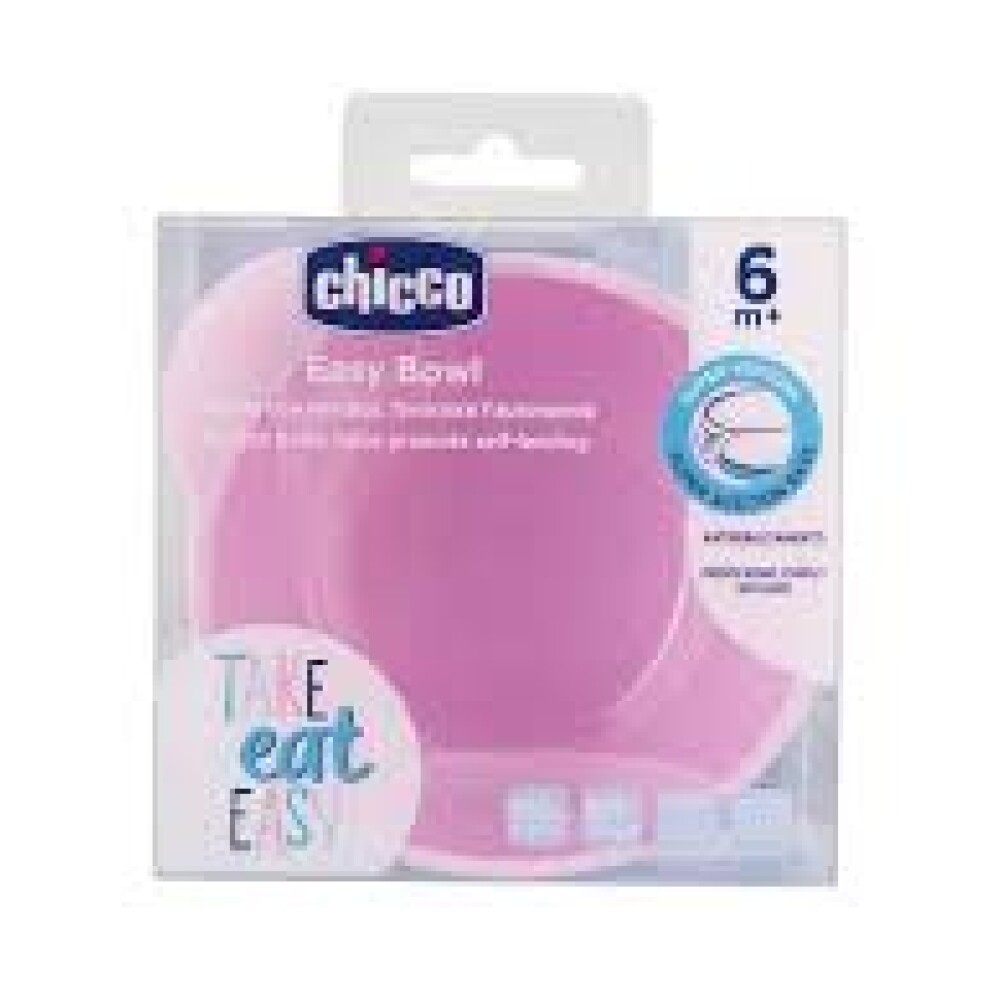 Bowl con ventosa CHICCO rosado