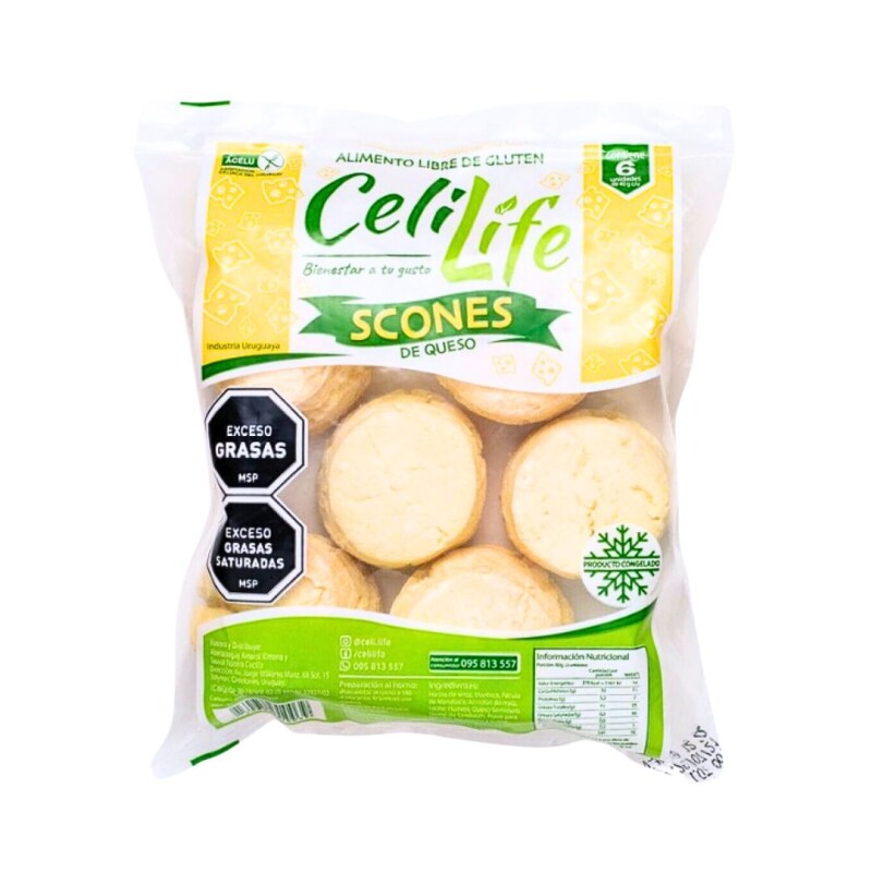 Scones de Queso Celilife - 6 uds. - 240 gr Scones de Queso Celilife - 6 uds. - 240 gr