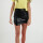 FALDA PU LUNA NEGRO