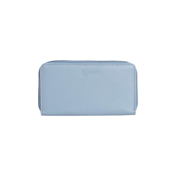 BILLETERA CUERO MUJER CELESTE BILLETERA CUERO MUJER CELESTE