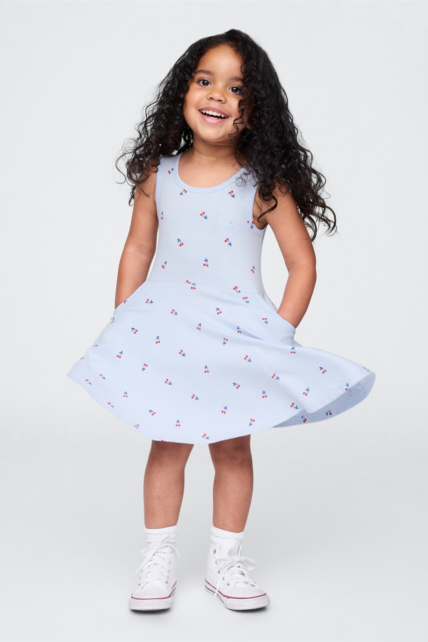 Vestido Toddler Niña Cherry Print