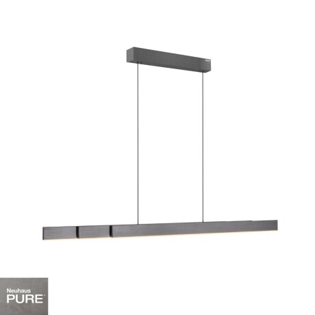Colgante led lineal motorizado con varias funciones, gris plata Colgante led lineal motorizado con varias funciones, gris plata