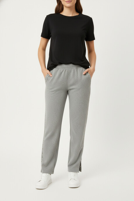 Pantalon Epsilen Gris Melange