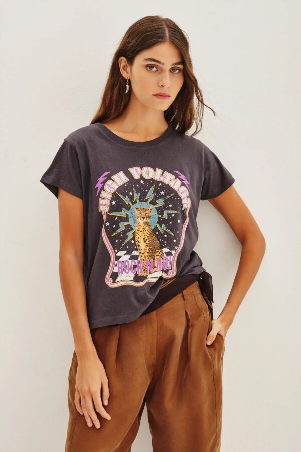 Remera Panther Rock Azul