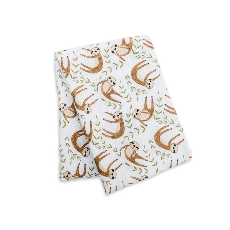LJ42 Manta Muselina De Bambú - Sloth 120x120