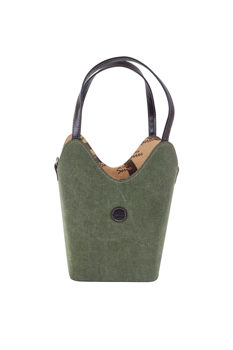 Matera canasto lona Verde