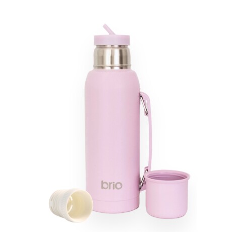 Termo 1 Litro Acero Inox brio Con Pico Cebador Lavanda
