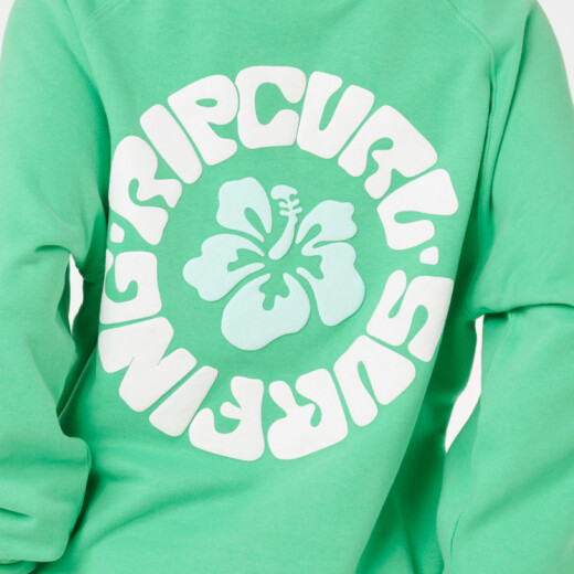 Buzo Rip Curl Luxe Surf Raglan Relaxed - Verde Buzo Rip Curl Luxe Surf Raglan Relaxed - Verde
