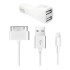 Combo Kit Cargador Usb Auto Cable iPhone Lightning 30 Pines Combo Kit Cargador Usb Auto Cable iPhone Lightning 30 Pines