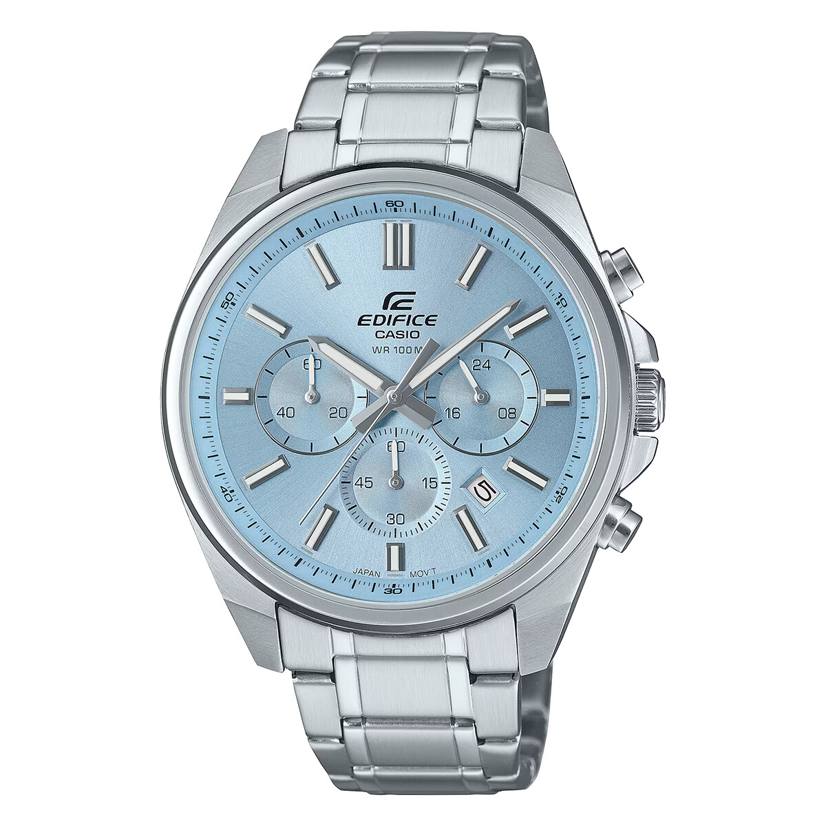 Reloj Edifice Casio en Acero Inoxidable Plateado 