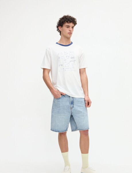 Remera Adkins Off white