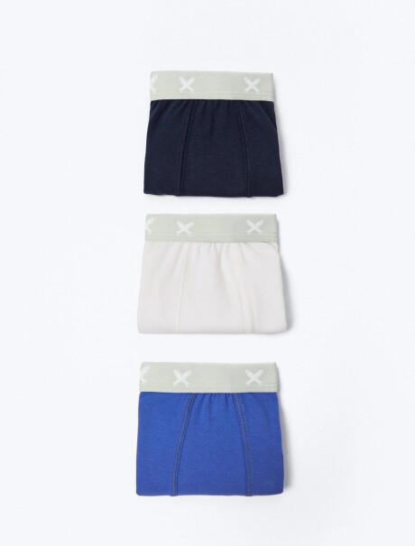 KIT DE 3 CALZONCILLOS INFANTIL MULTICOLOR