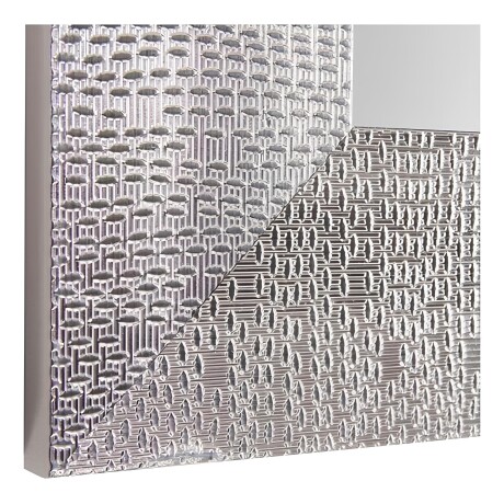Espejo rectangular marco color plateado Espejo rectangular marco color plateado