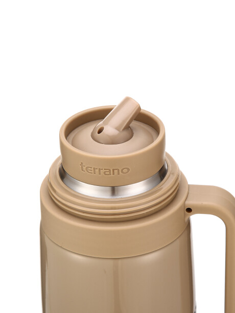 Termo 1Lt. Premium Manija Rigida Metalizado Arena