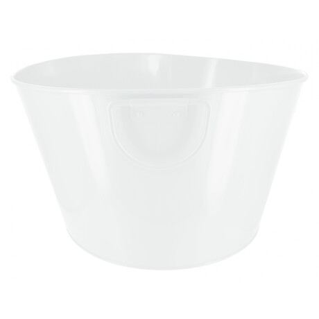 Balde / Hielera De Metal Para Botellas Con Asas Blanco 38x30x23cm Balde / Hielera De Metal Para Botellas Con Asas Blanco 38x30x23cm