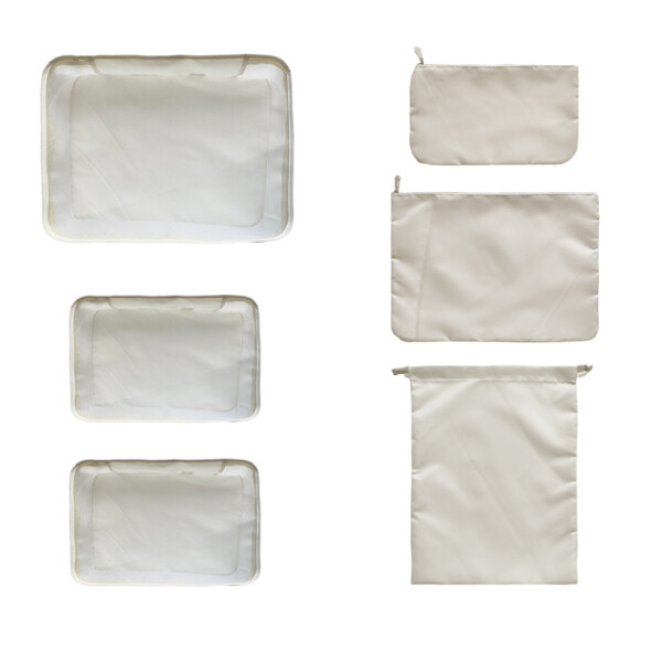 Organizador de tela 6pcs beige