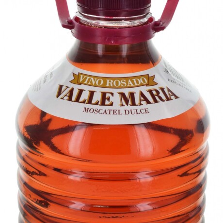 VINO ROSADO MOSCATEL DULCE VALLE MARIA 3 LTS VINO ROSADO MOSCATEL DULCE VALLE MARIA 3 LTS