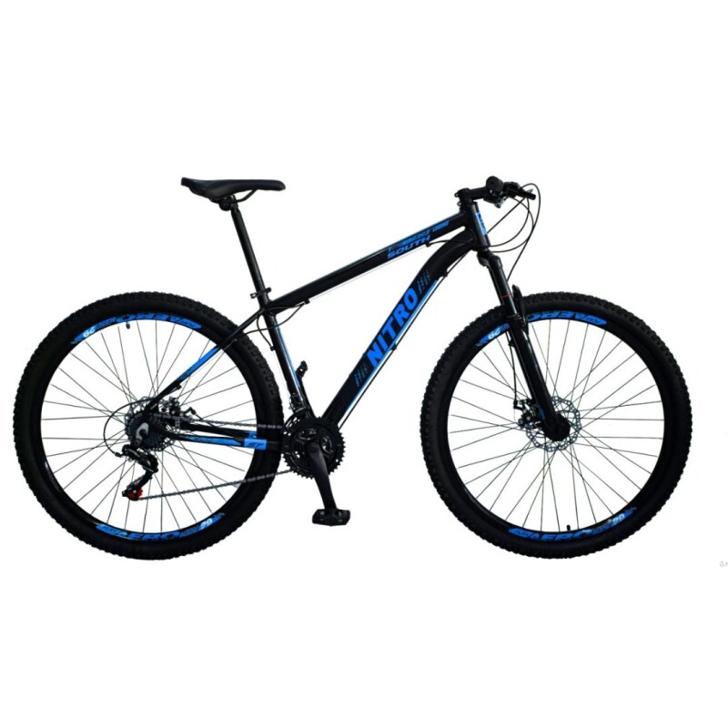 Bicicleta Nitro MTB R29 Aluminio Negro/Azul Bicicleta Nitro MTB R29 Aluminio Negro/Azul