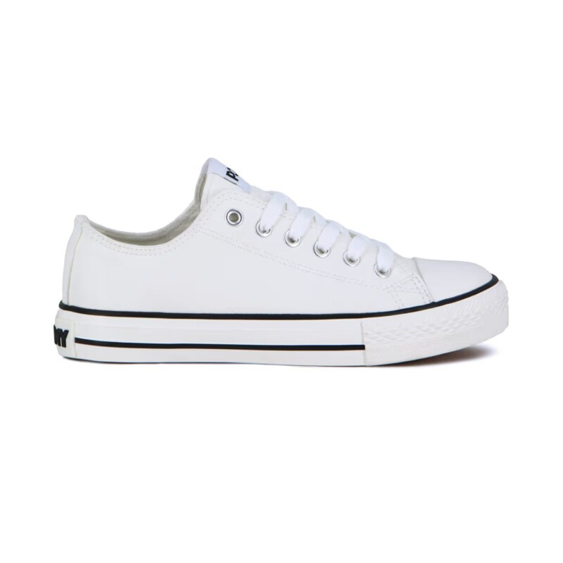 Championes Pony Fifth Ave Mujer Casual Urbano Blanco