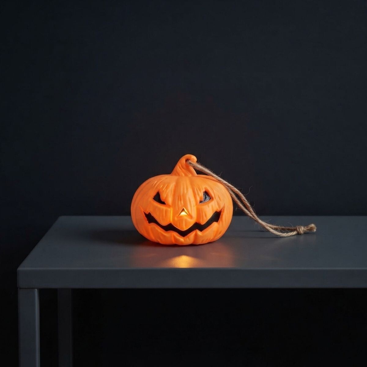 Colgante Calabaza con Luz - Mediana 