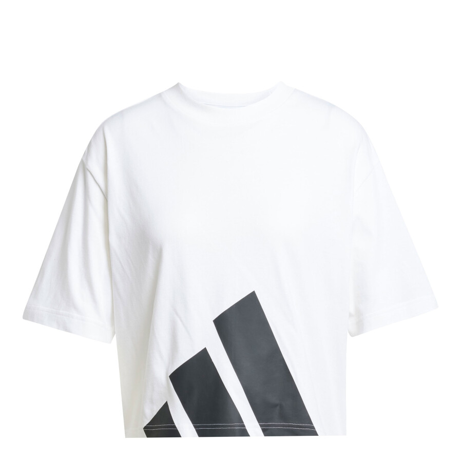 Remera de Mujer Adidas Essentials Big Logo Blanco - Negro
