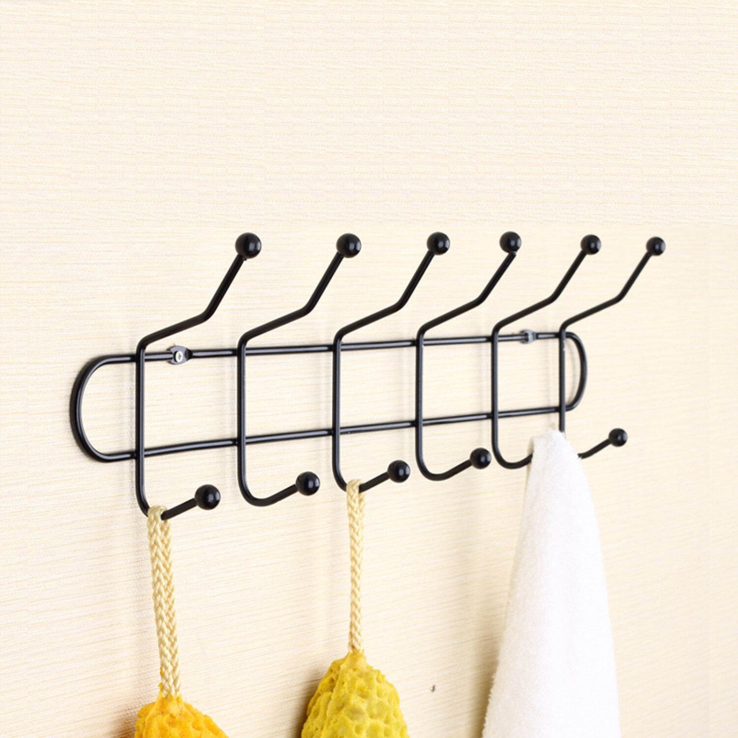 Perchero Pegar Set De Percheros De Pared De Yute Y Metal