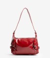 Cartera City Hebillas Rojo Cereza