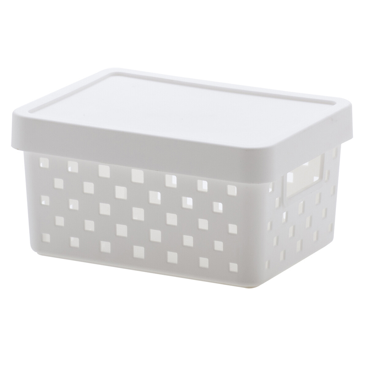 Organizador Quadratta P con tapa - BLANCO 