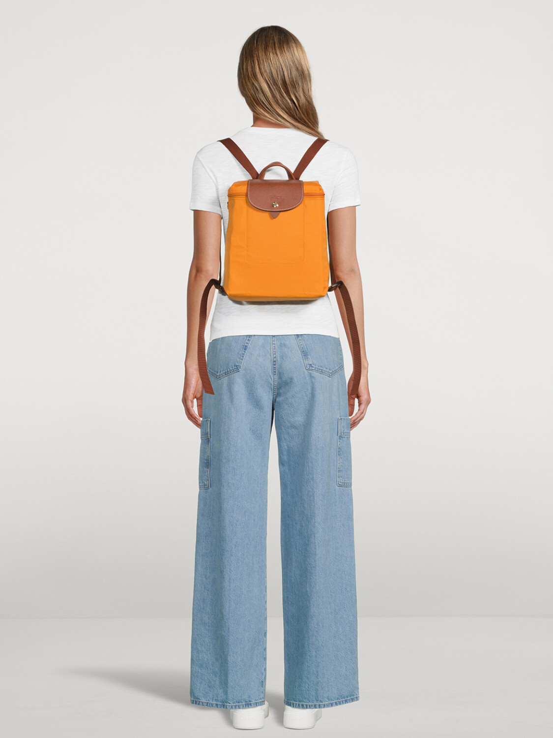Longchamp - BACKPACK LE PLIAGE ORIGINAL M Naranja