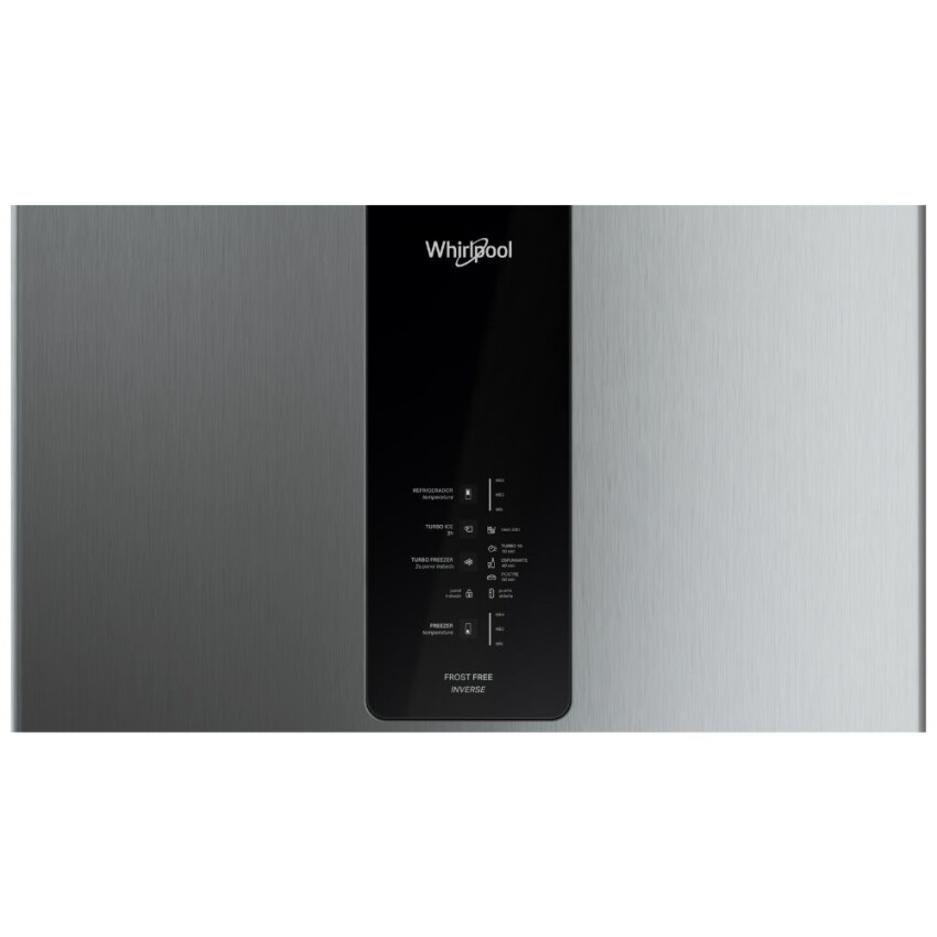 Heladera Whirlpool WRE57 combi inox. Heladera Whirlpool WRE57 combi inox.